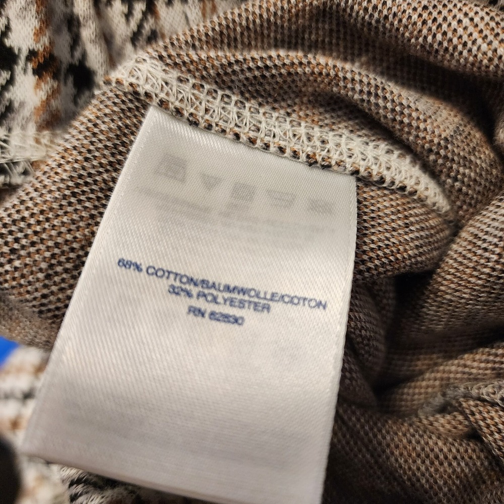 New Lands End Women Tall Houndstooth Capri Pull On Pants Size XL/T 14‎ Inseam 19 - Picture 5 of 9